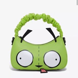 Loungefly Invader Zim GIR Fuzzy Handle Crossbody Bag
